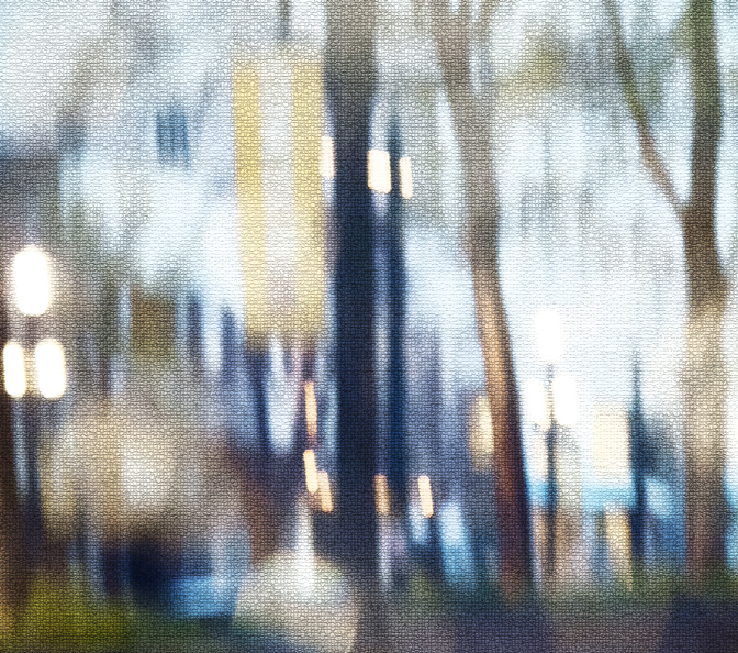 Street Energy Captured on Canvas
