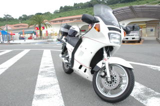 White GTR in Japan