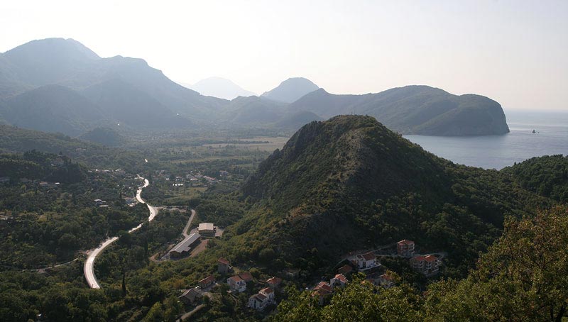 near Petrovac na Moru(Montenegro)