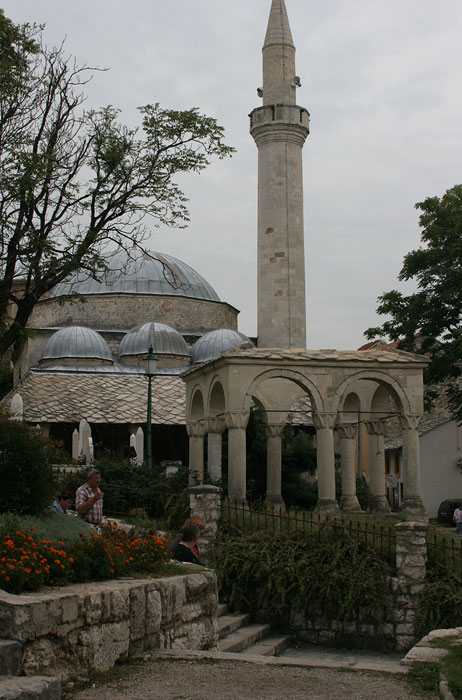 Several mosques in Mostar