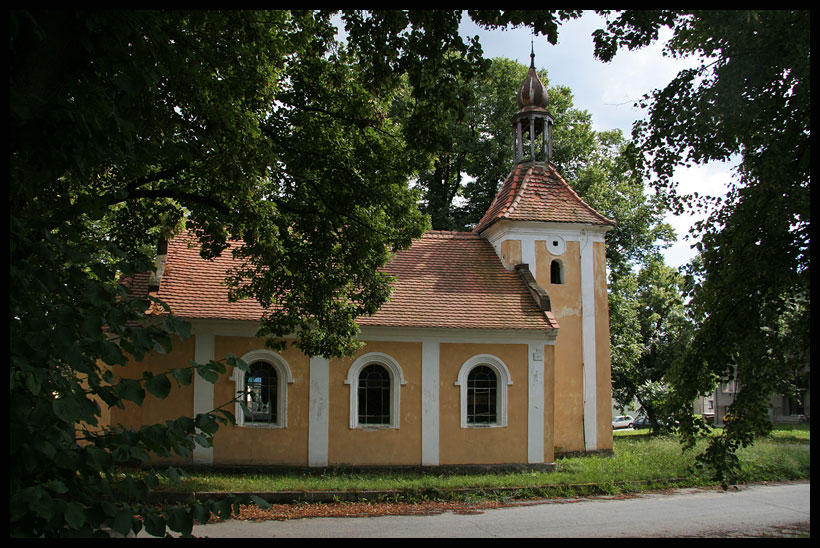 Small church in a village