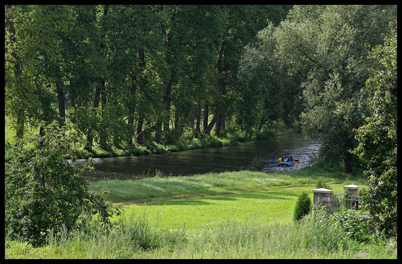 Rafting on Vltava (Moldau)