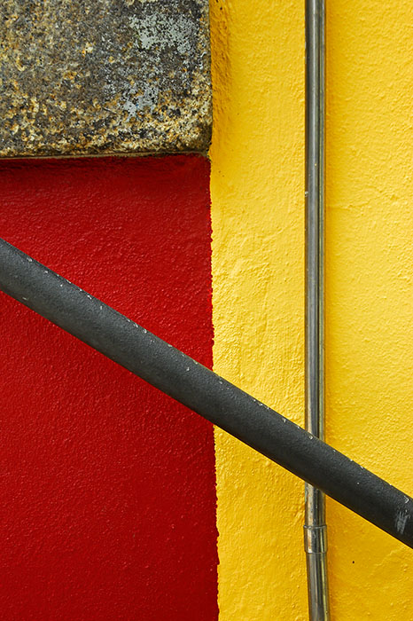 Red, yellow and diagonal