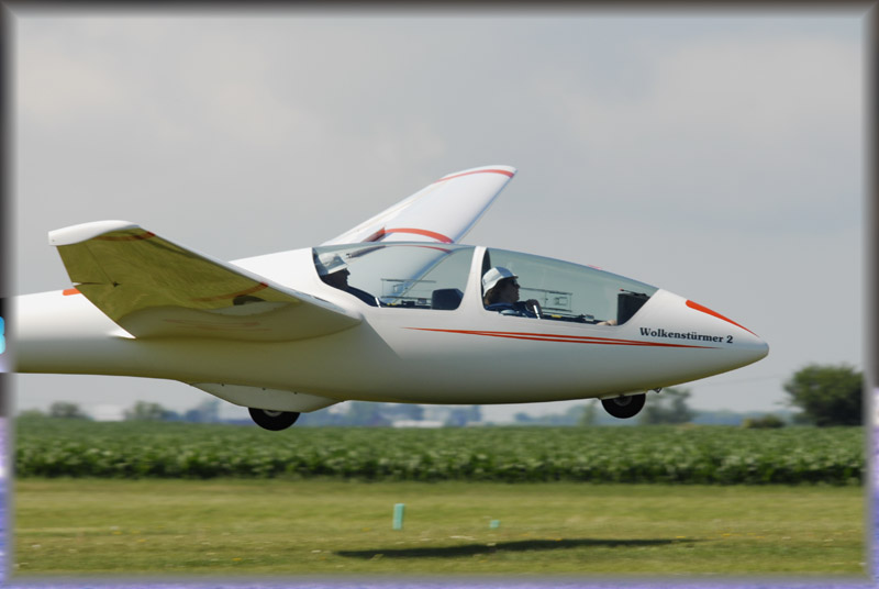 seconds before touch down