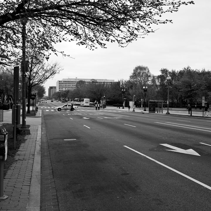 Police closing off roads for Emancipation Day