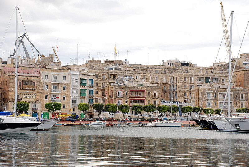 A Senglea view from Vittoriosa opposite