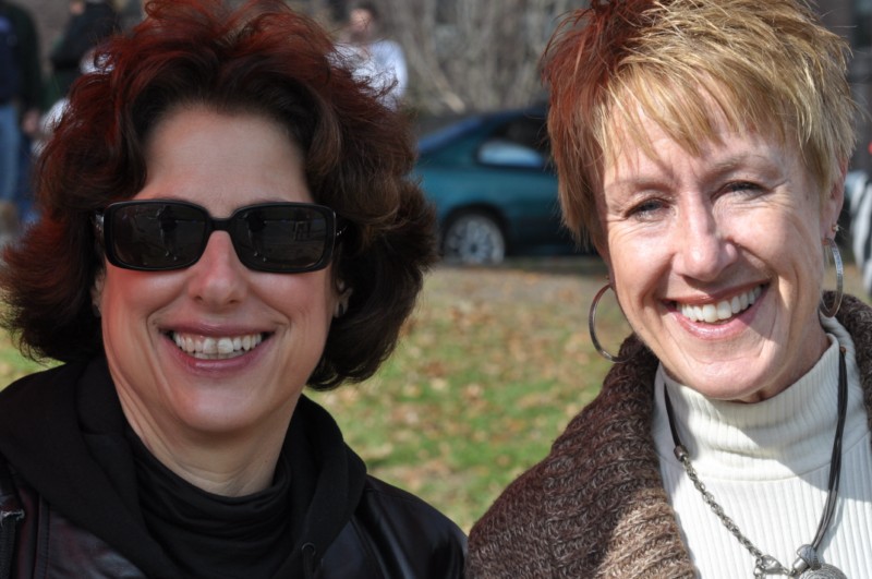 Marilyn Banfich and friend