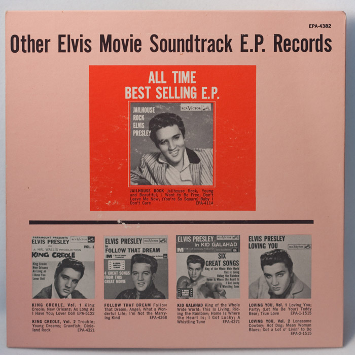 Elvis Presley, Viva Las Vegas (EP ps back)