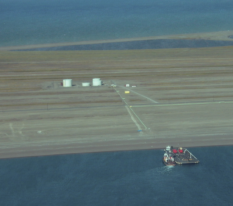 Fuel tanks at Pt. Hope