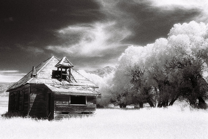 Wade Lake Schoolhouse in the Madison Valley