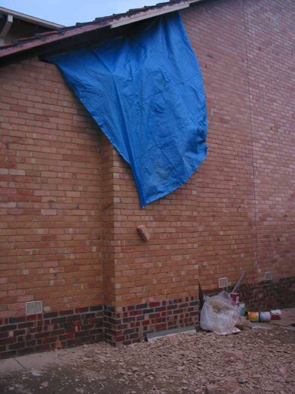 nice blue PVC cladding