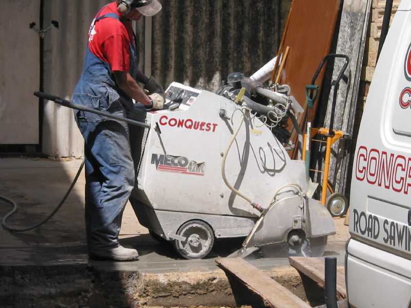 concrete cutter - keeping the slab?