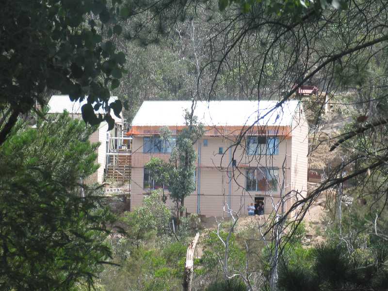 Uncle Richards house from the other side of the valley
