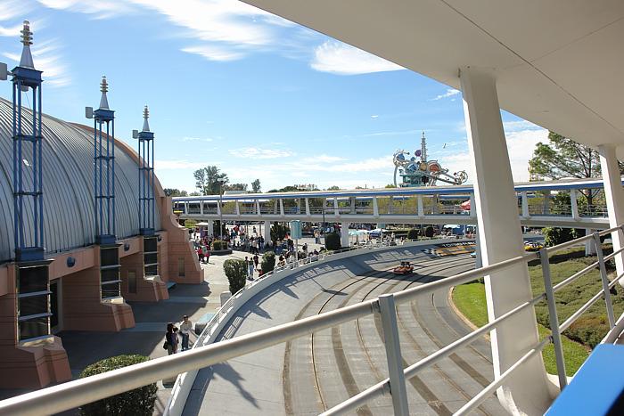 Indy Speedway, from Tomorrowland Transit AuthorityMagic Kingdom