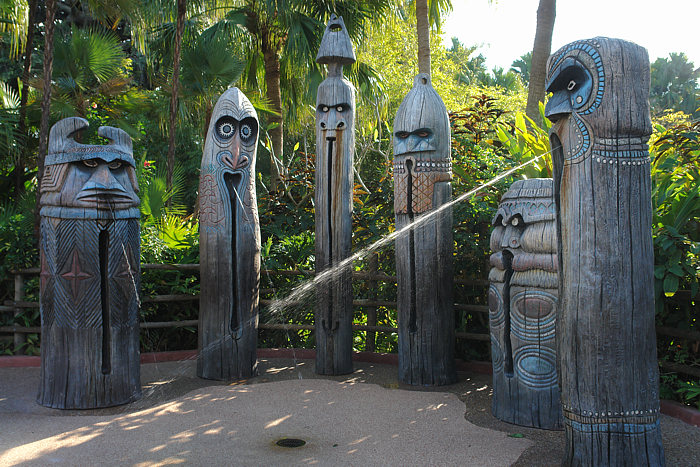 Spouting Tiki HeadsAdventurelandMagic Kingdom