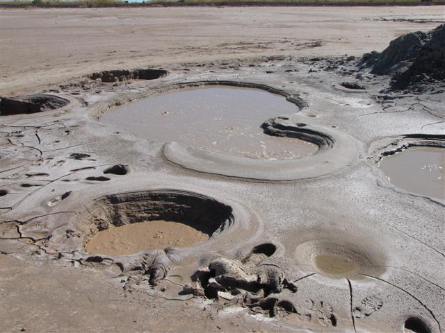 Mud pools