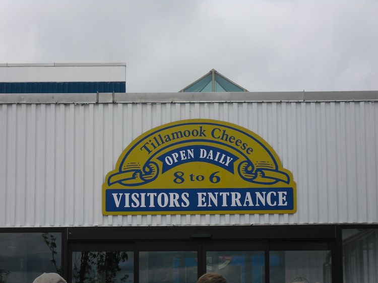 Tillamook Cheese Factory Sign