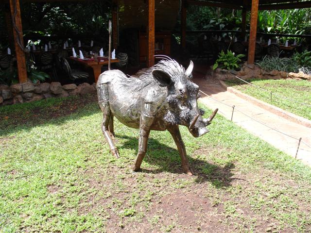 Statue at The Carnivore