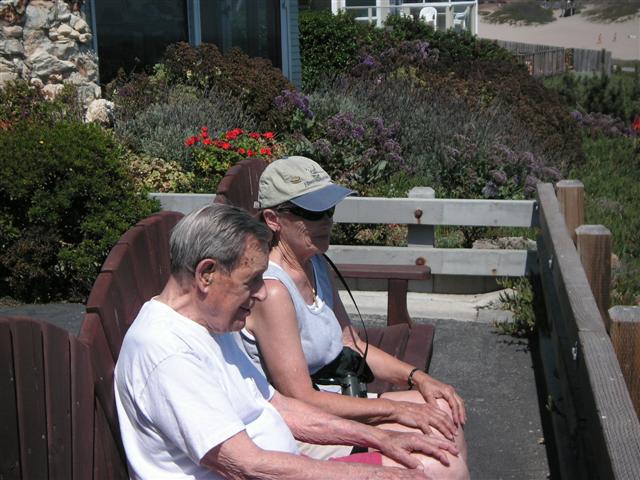 Bob Wiggins and Jane at De Anza