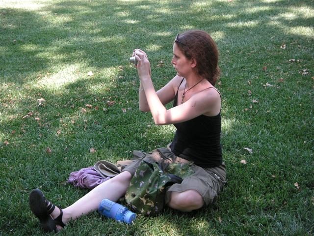Adrienne with New Camera