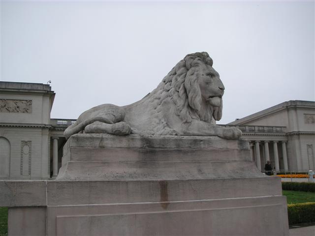 Lion Outside Museum