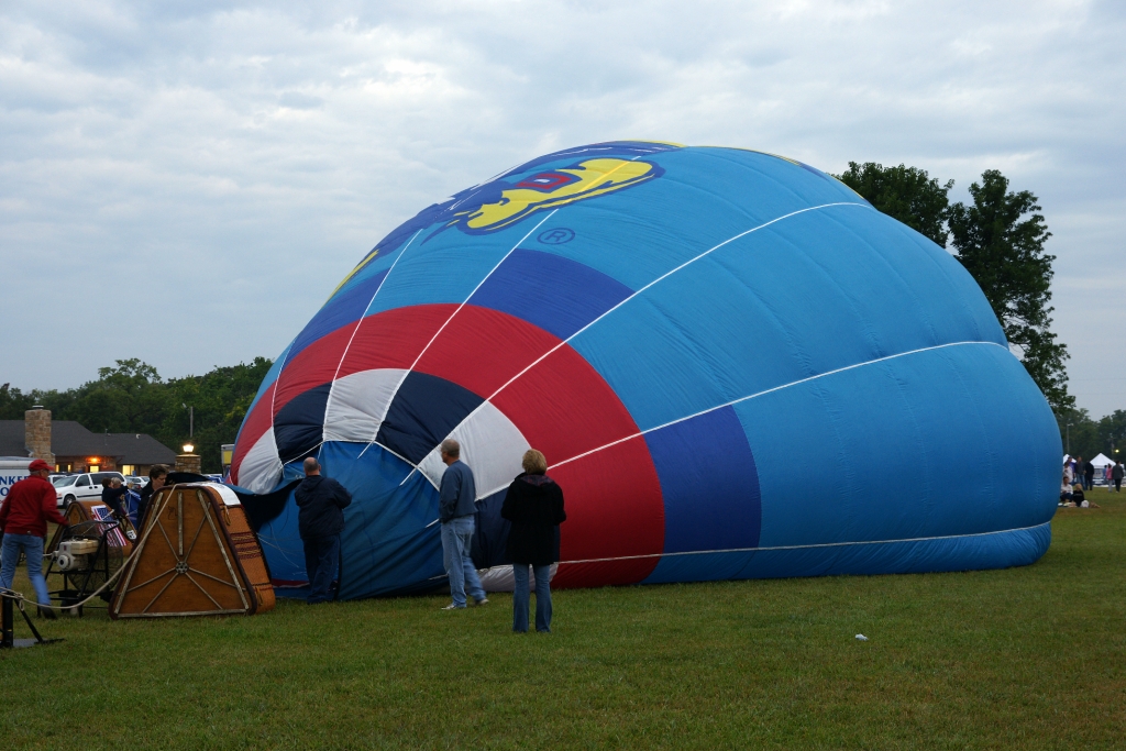 Yes, it is, a Jayhawk ballon