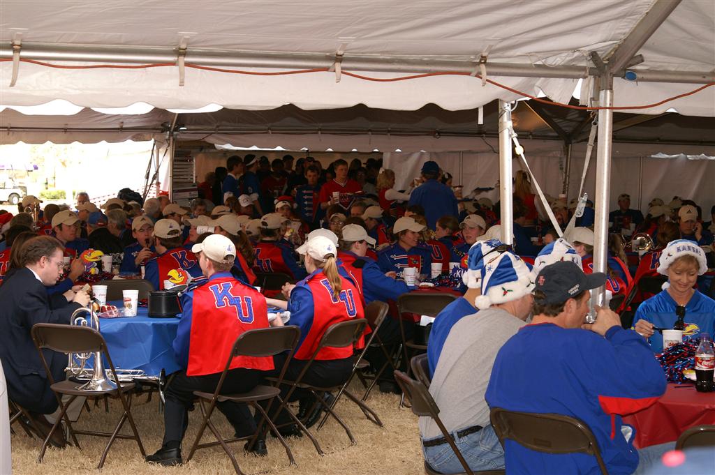 Alumni tailgate tent #2