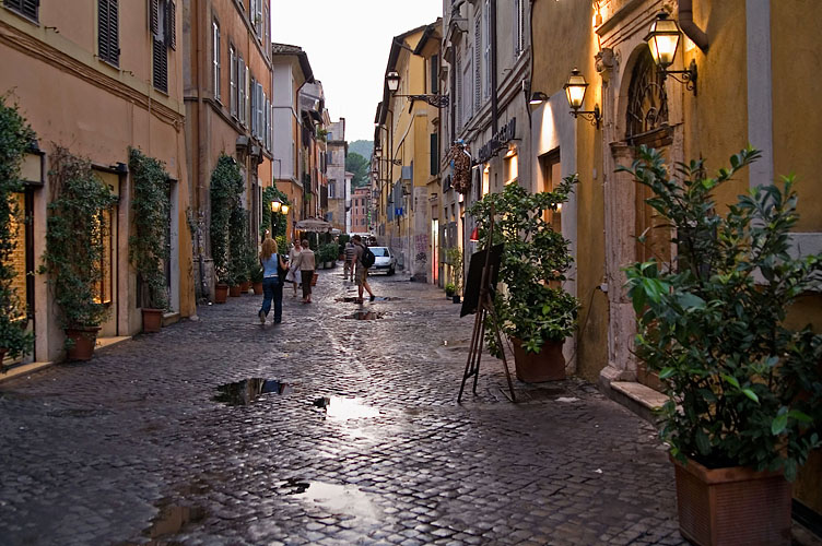 Trastevere, after the storm