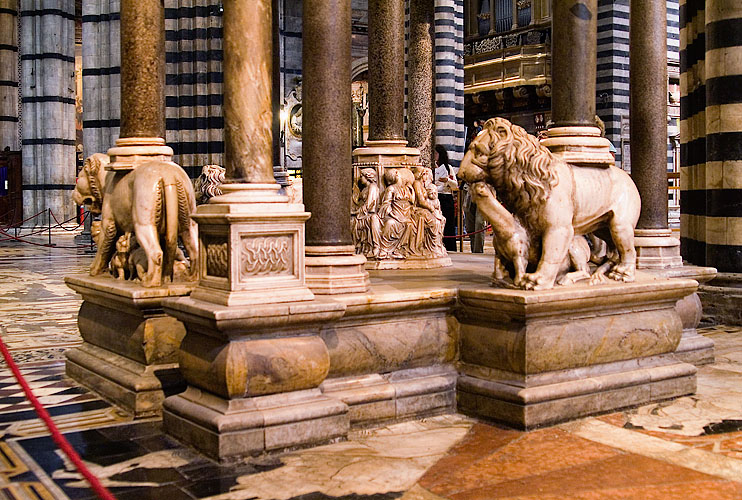 the pulpits lions