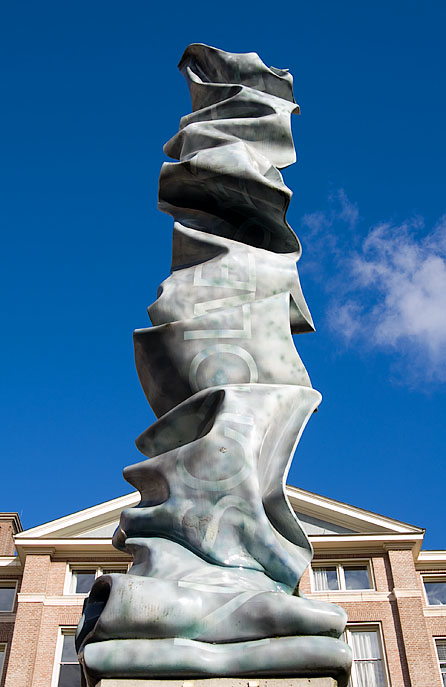 sculpture with faculty of law