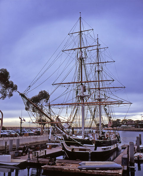 TALL SHIP IN DOCK