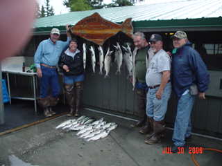 Pink Salmon fishing crew