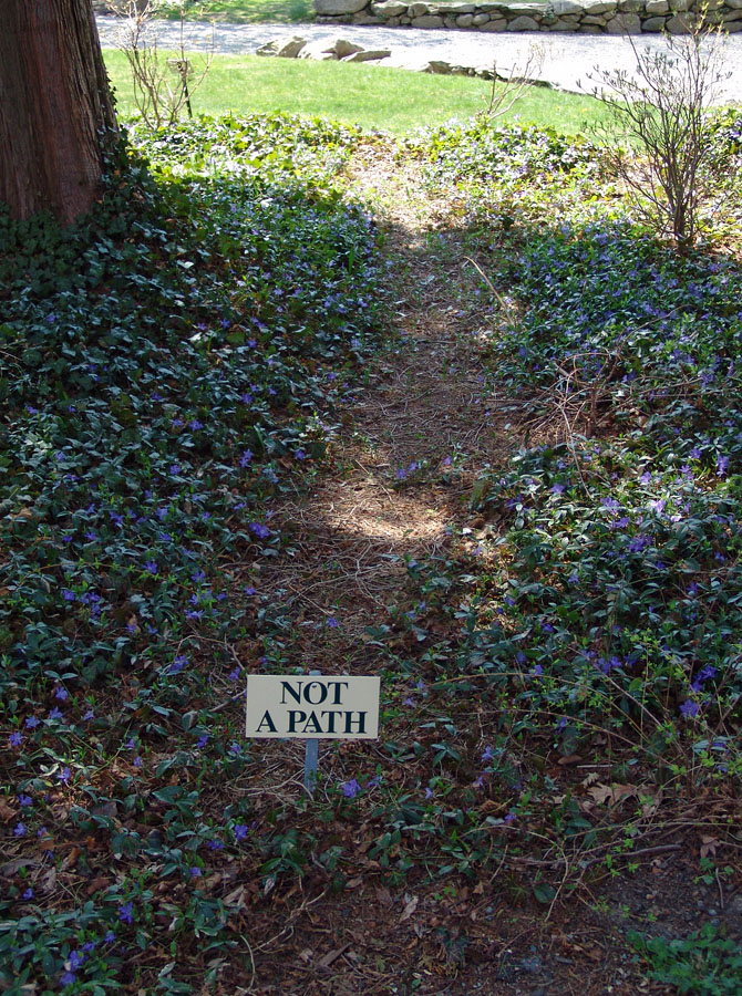 not a path