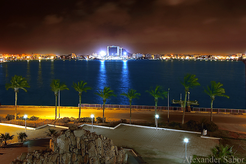 Benghasi at night
