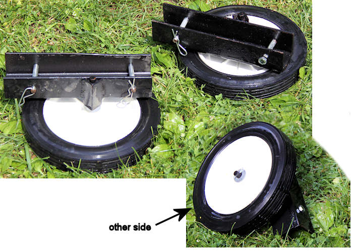 A frame wheels