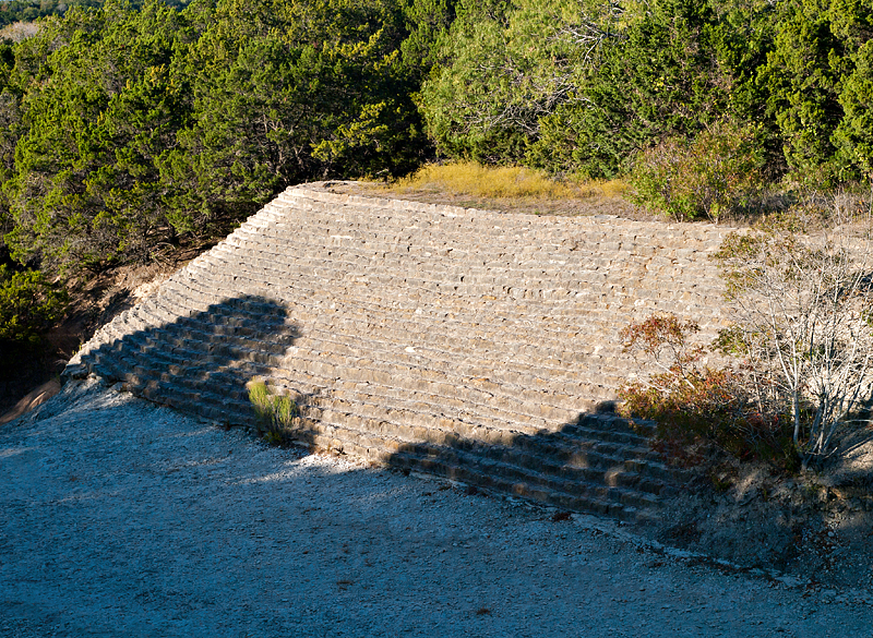 Detail of spillway rockwork