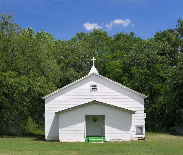 Church near Round Top, Texas