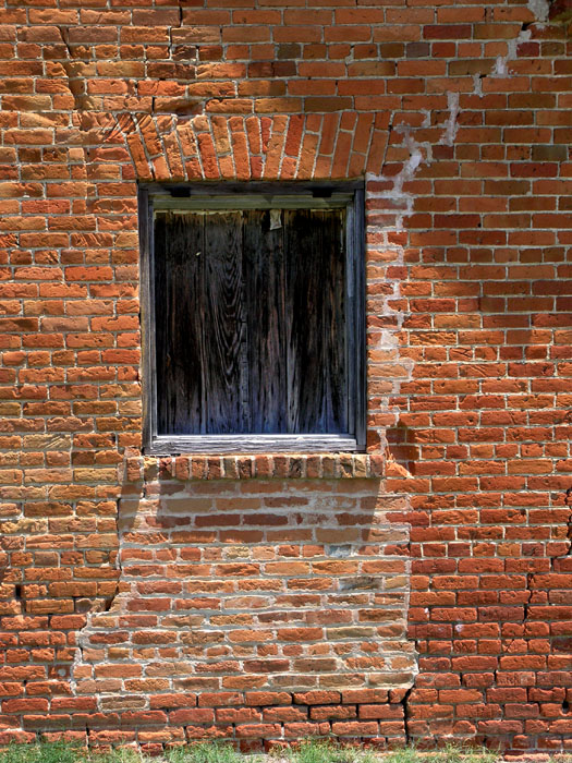Bricked up window