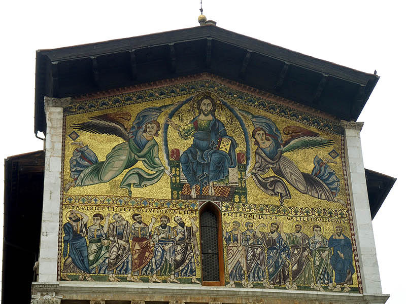 Golden mosaic detail, San Frediano