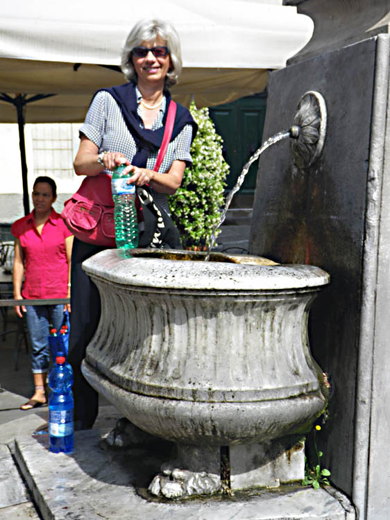 Bottling fountain water