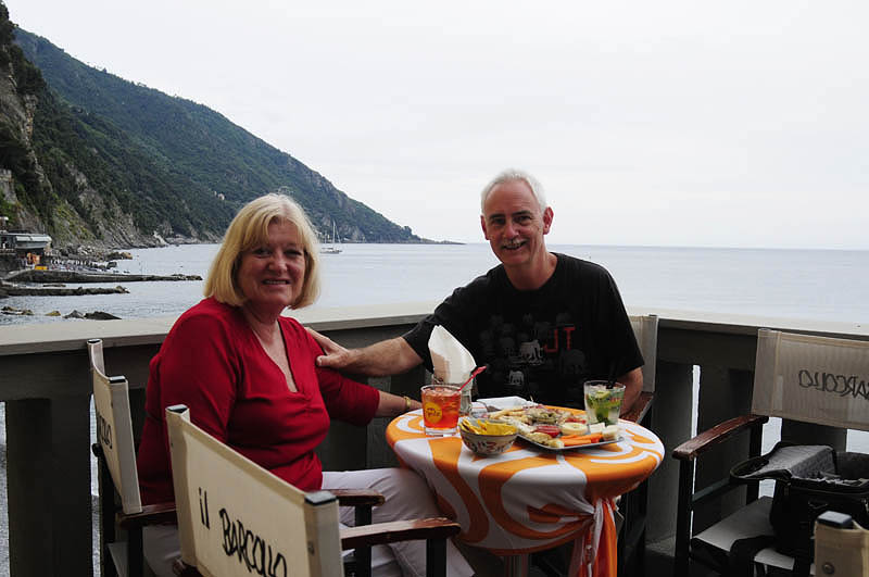  Birthday drinks and view, Camogli