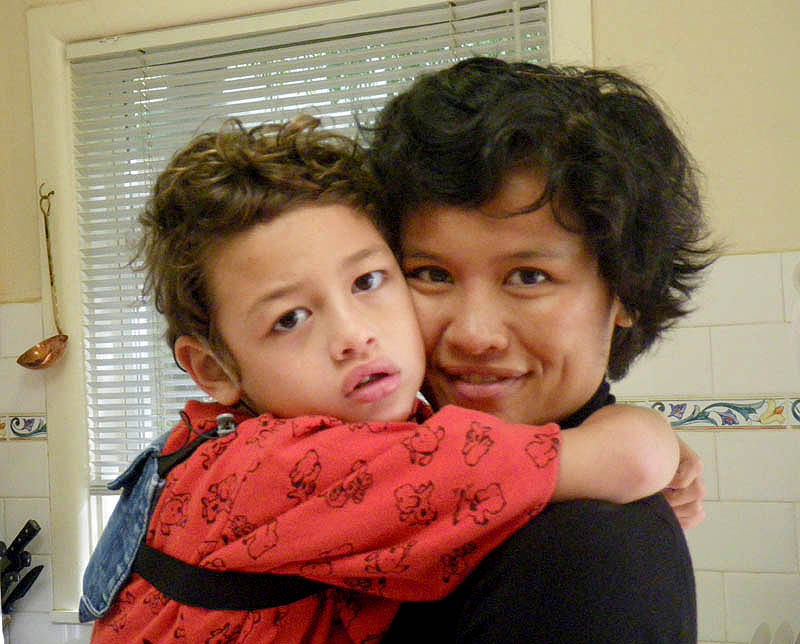 Oliver and Mummy, October, 2010