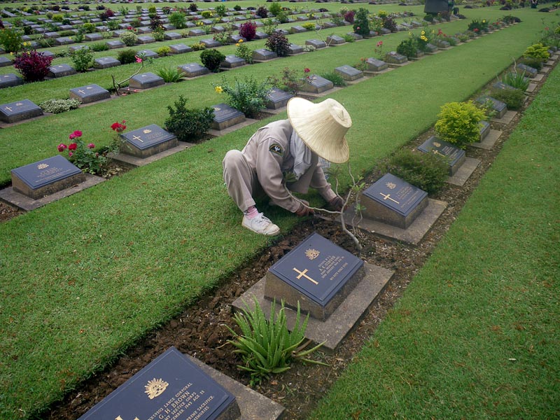 Meticulous maintenance,  Kanchanaburi War Cemetery