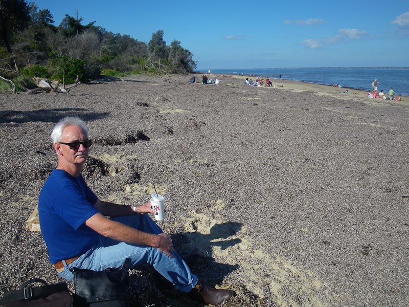 Somers Beach, Westernport Bay, April 2011