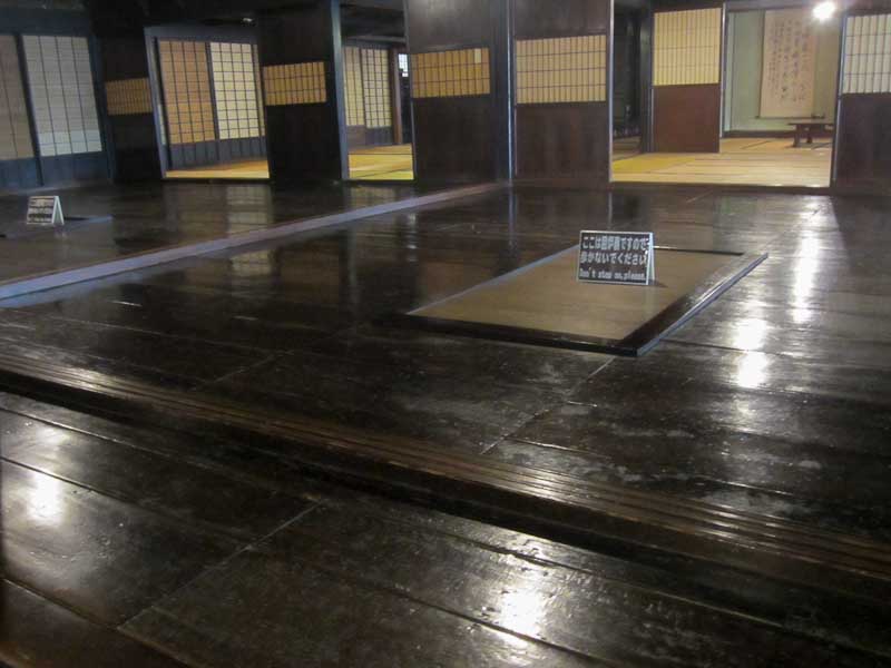 Reconstructed traditional house at Hida-no-Sato
