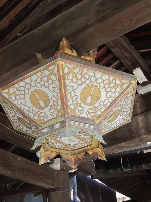 Brass lantern at Kiyomizudera Temple
