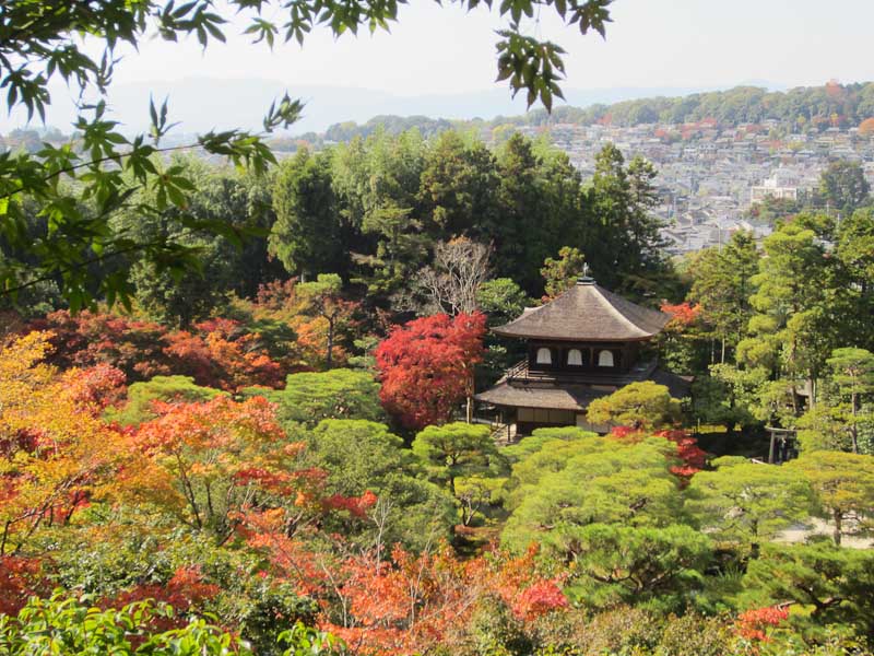 Ginkakuji Temple and garden