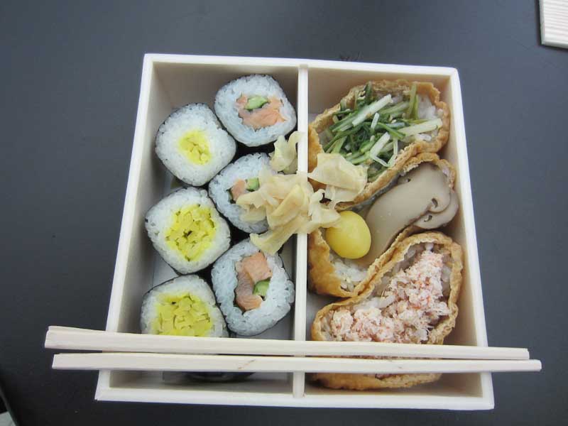 Bento box meals at Kansai Airport