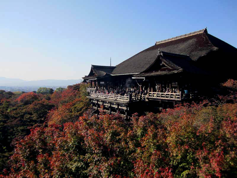 Kiyomizudera Temple on a hilltop