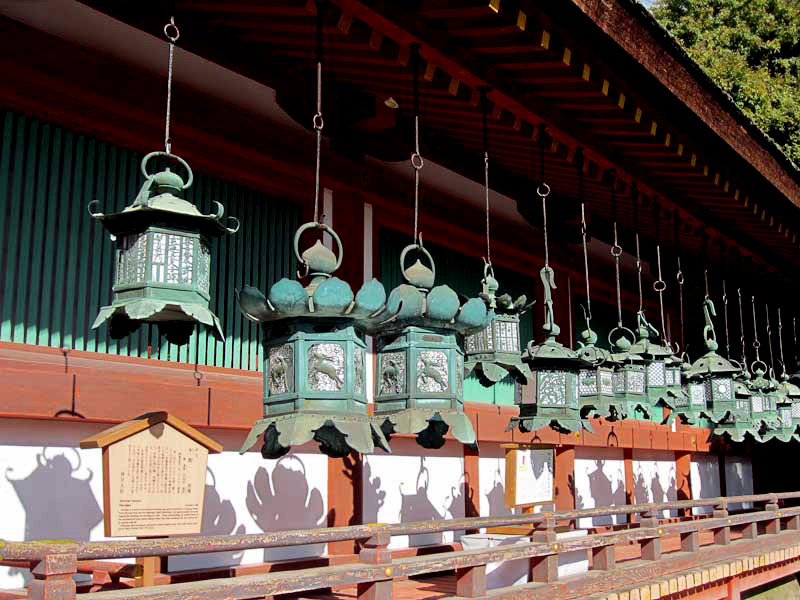 Temple lanterns, Nara 